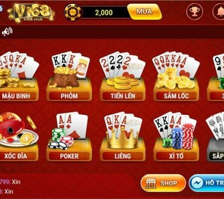 Game đánh bài đôi thương uy tín và minh bạch tại nhà cái Vi68