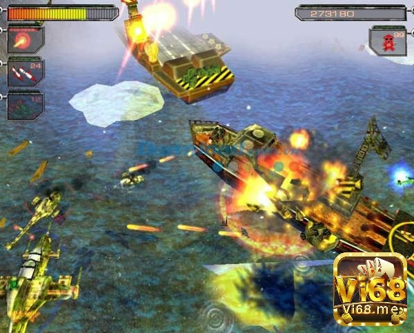 Game bắn máy bay 3D Air Strike 3D có nhiều tính năng đặc biệt hấp dẫn