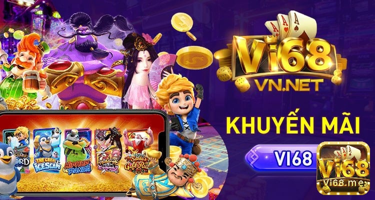 Chơi game đánh bài online miễn phí Vi68 nhận nhiều ưu đãi