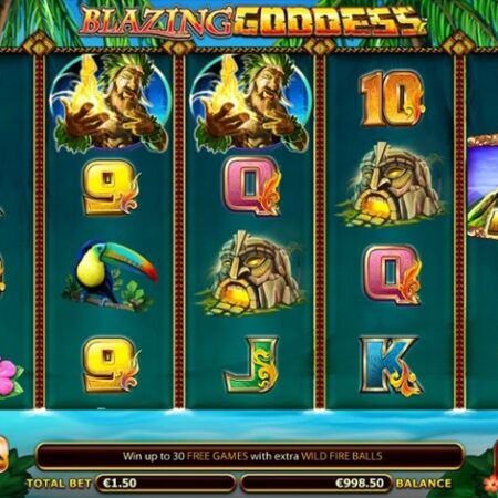 Blazing Goddess: Đặt cược siêu hấp dẫn, tiền thưởng rực rỡ