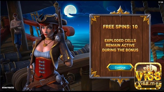 Free Spins được kích hoạt khi có 3 biểu tượng Yo-Ho xuất hiện trên guồng