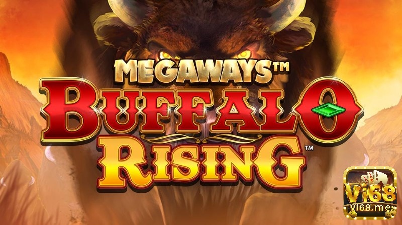 Giao diện sinh động khắc họa vùng miền Tây hoang dã trên Buffalo Rising Mega Way