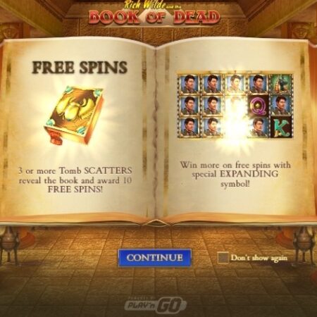 Book of Dead Slot: Cuốn sách về Ai Cập đầy huyền bí