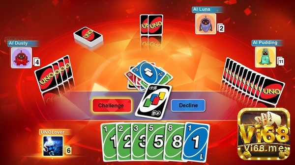 Game Uno! sử dụng bộ bài 108 lá riêng biệt